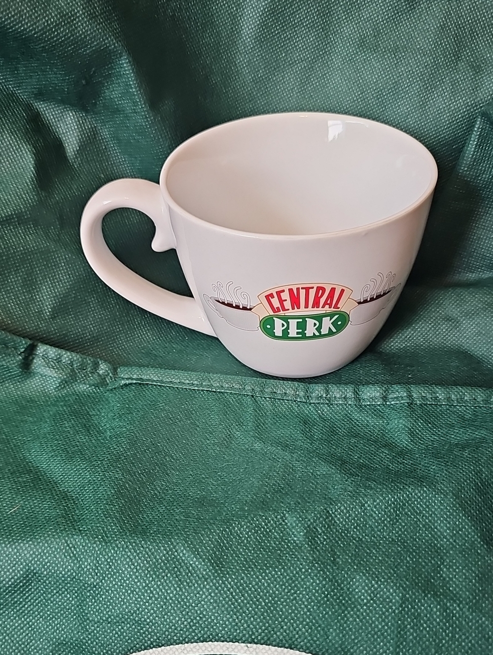 Central Perk/Friends White Ceramic Coffee Mug with Logo
